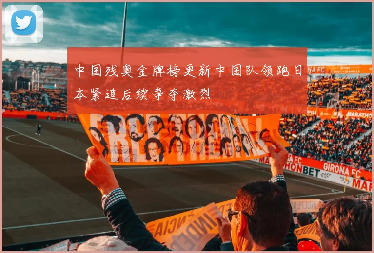 中国残奥金牌榜更新中国队领跑日本紧追后续争夺激烈